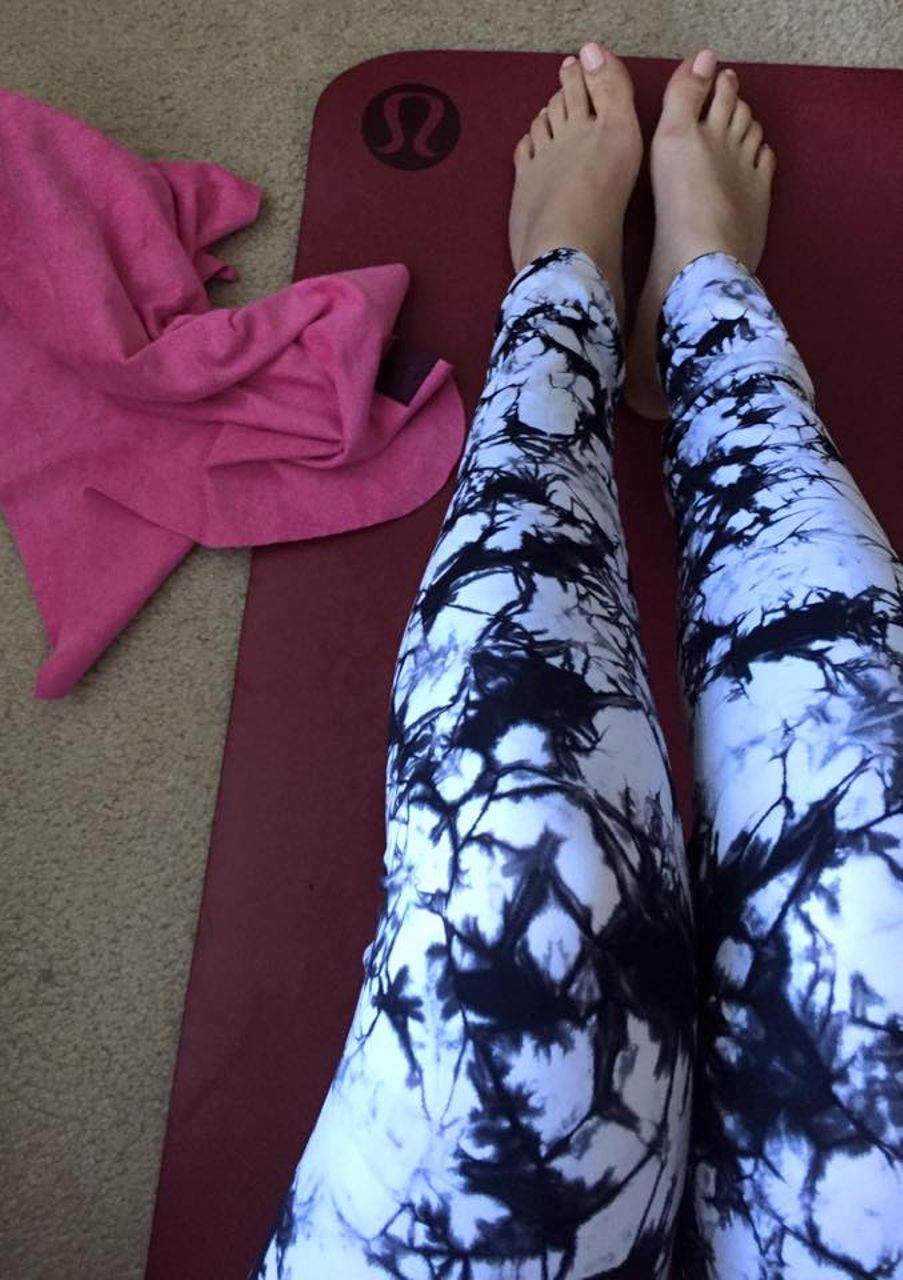 Black/White Tie Dye Legging