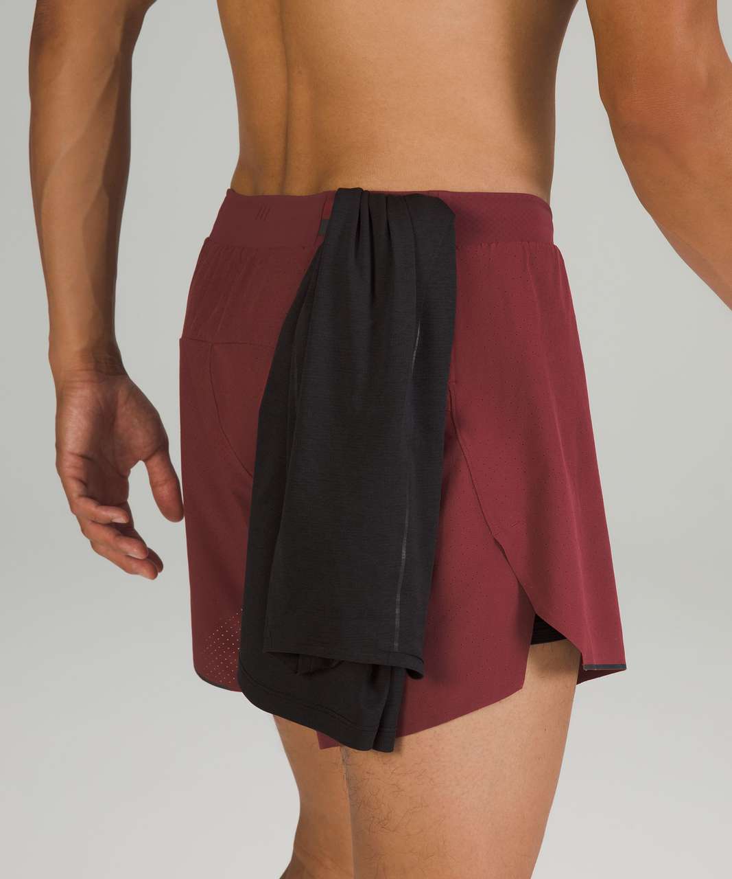 Lululemon Fast and Free Lined Short 6" - Mulled Wine