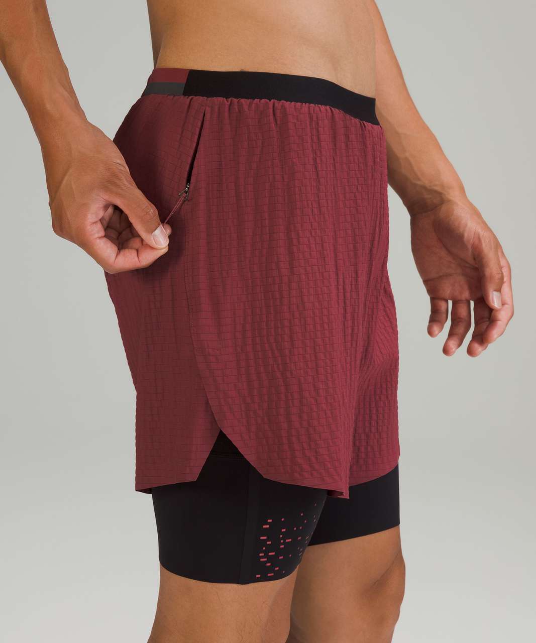 Lululemon Surge Short *6 Updated - Bold Red - lulu fanatics