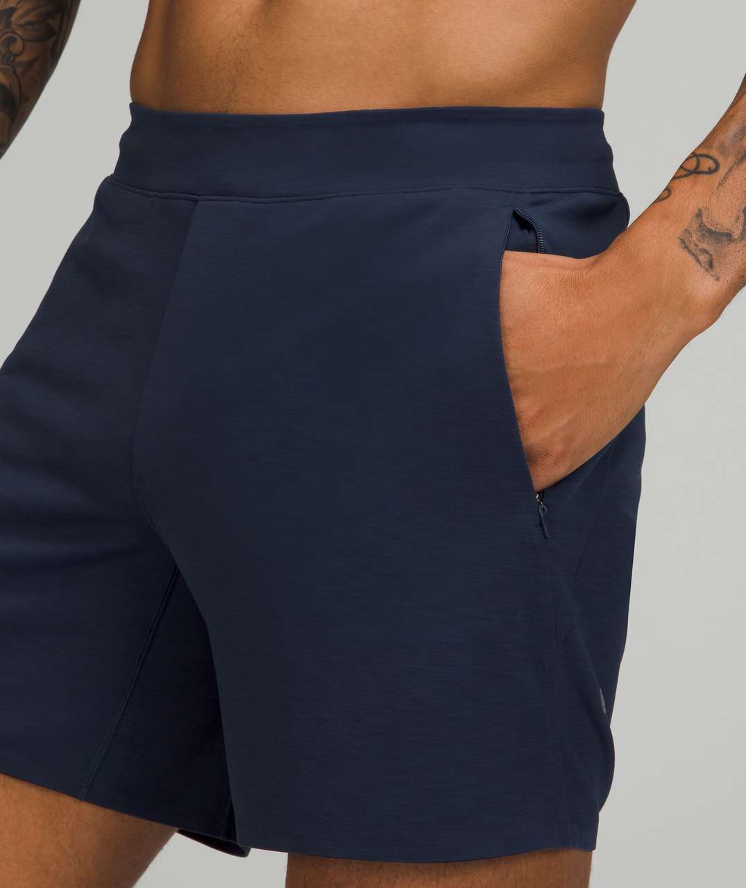 Lululemon Balancer Short 6 *Everlux - Heathered True Navy - lulu