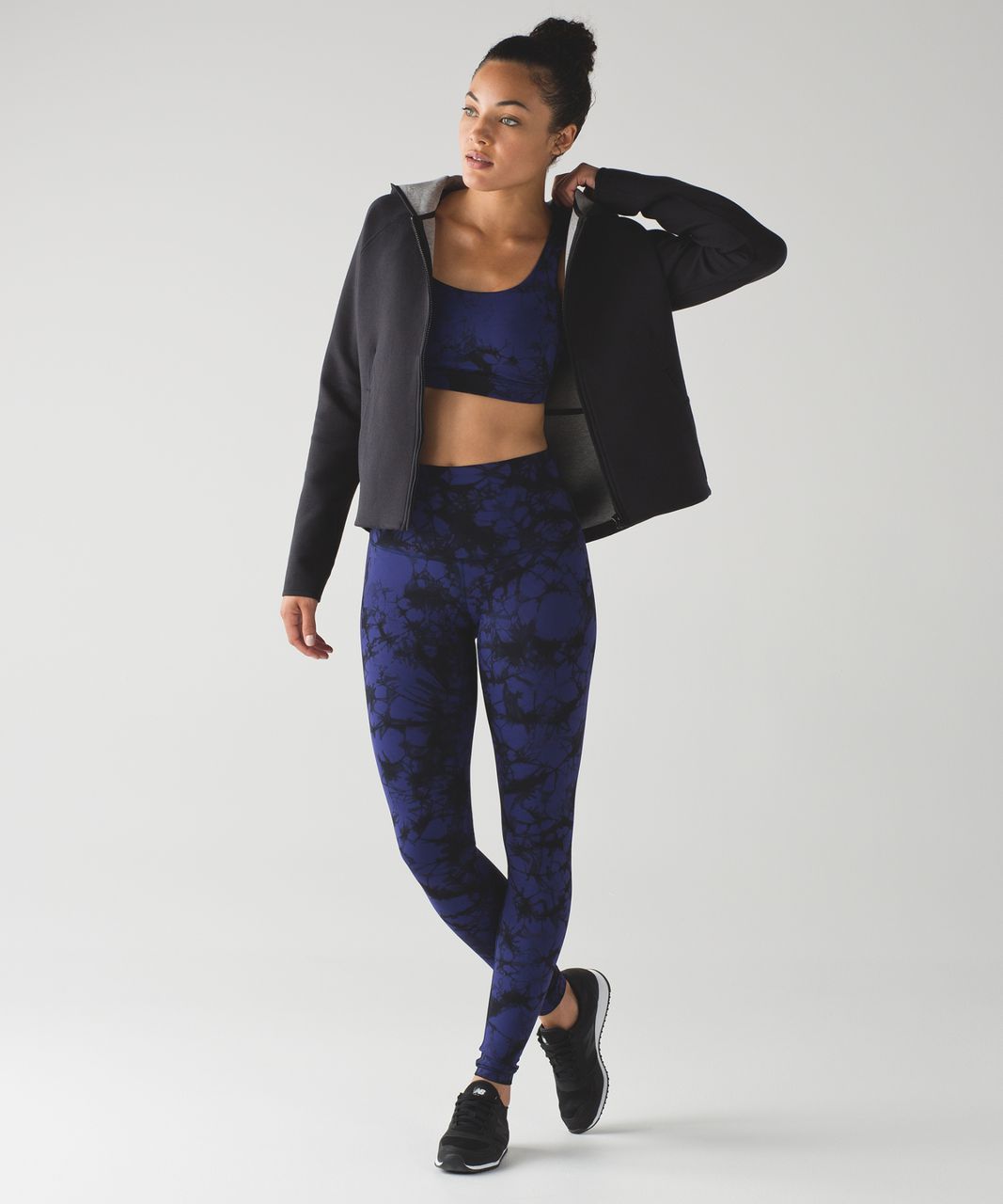 Lululemon Wunder Under Leggings Hi-Rise Shibori Varsity Blue Tie