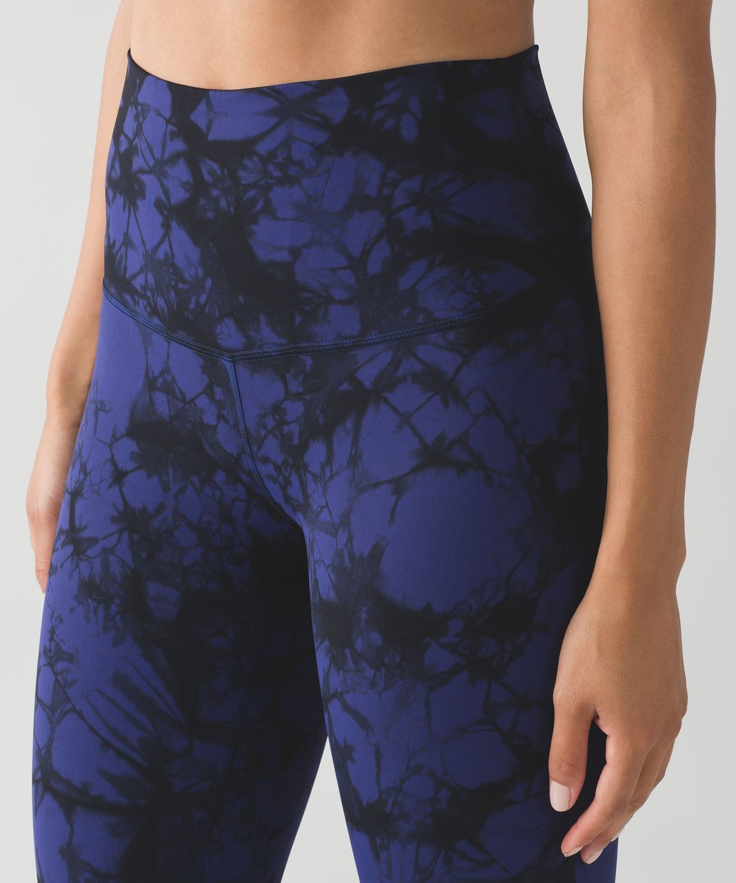 Lululemon Wunder Under Pant (Hi-Rise) (Shibori) - Shibori Emporer Blue Black