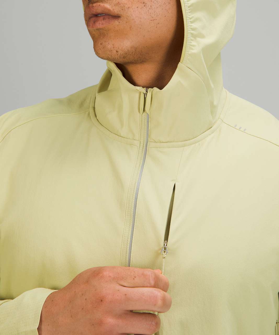 Lululemon Lightweight Running Half-Zip Hoodie - Dew Green