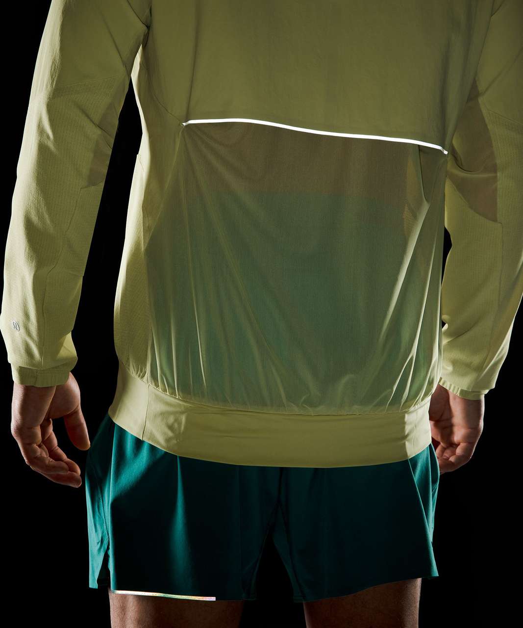 Lululemon Lightweight Running Half-Zip Hoodie - Dew Green