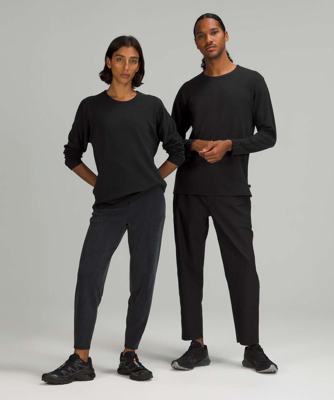 Lululemon lab Jacquard Long Sleeve T-Shirt - Black