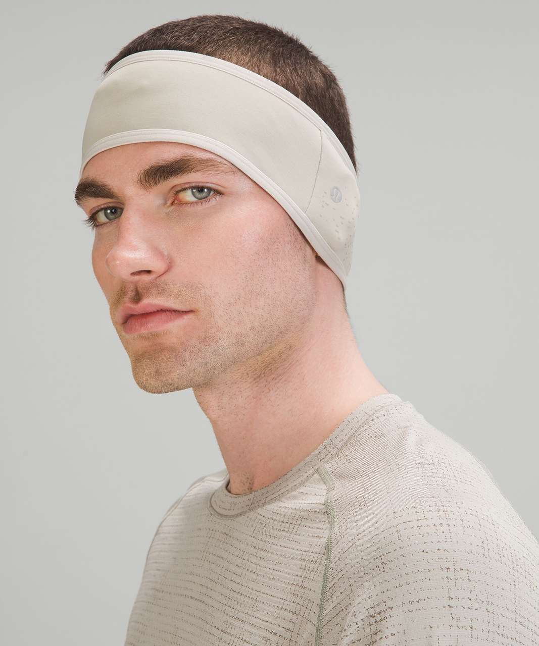 Lululemon Cold Terrain Running Ear Warmer - Raw Linen