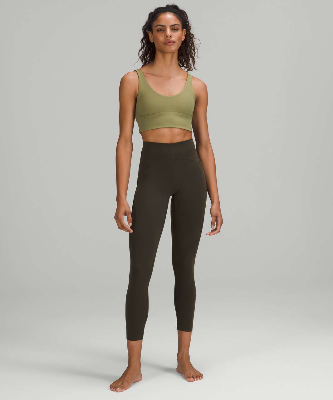 Lululemon Align Bra - Bronze Green / Butternut Brown