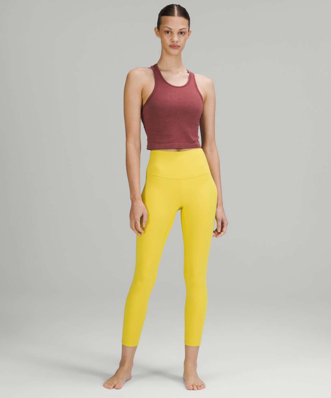 Lululemon align HR pants 25” with pockets gold spice size 6 buttery soft  Yellow - $102 (20% Off Retail) - From Maggie