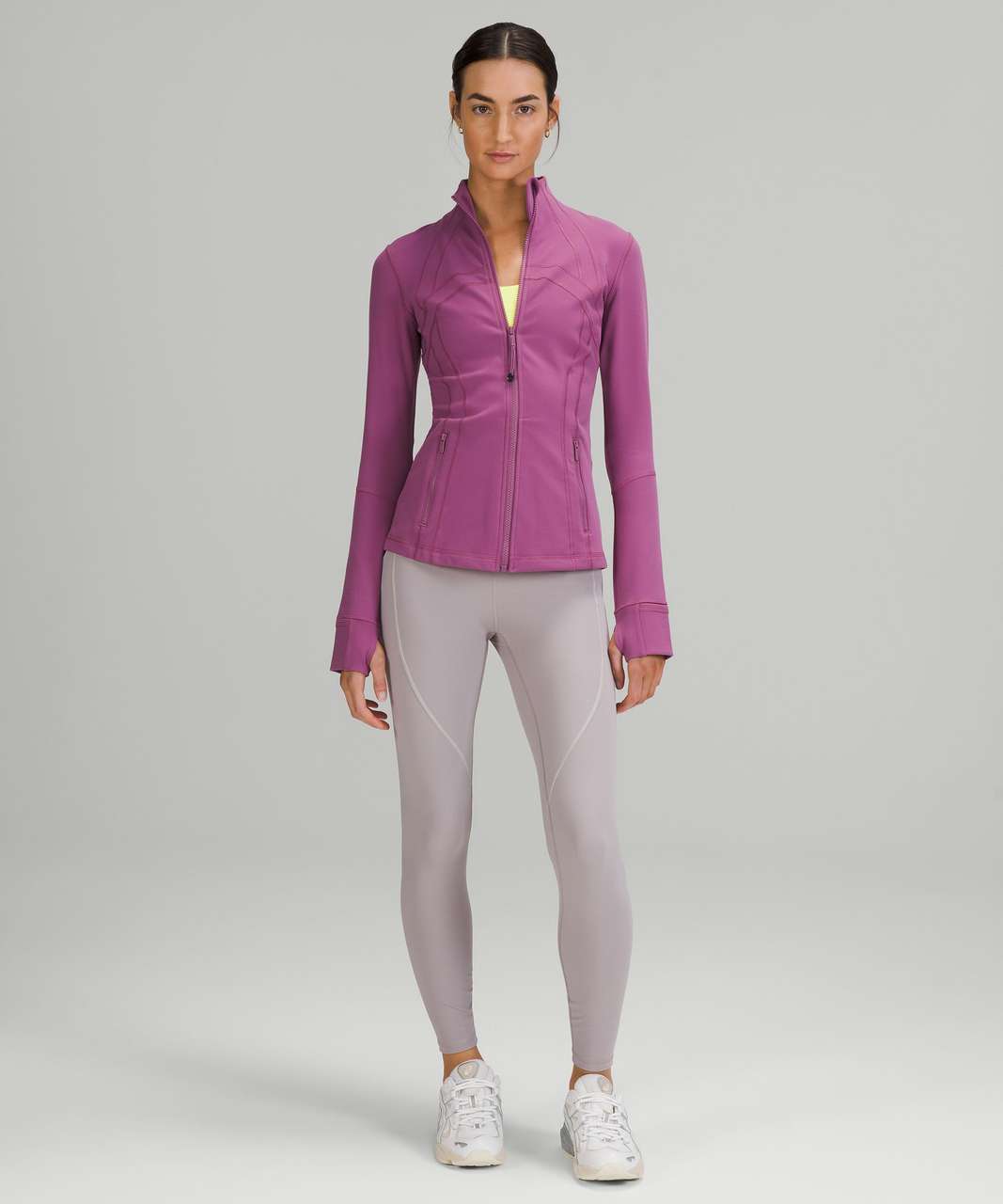 NEW Women Lululemon Nulu Cropped Define Jacket Vintage Plum Size 4-6-8