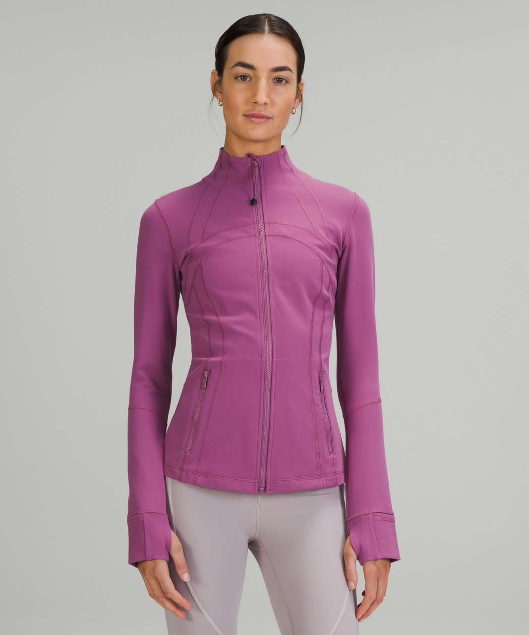 Women Jacket Plum Color