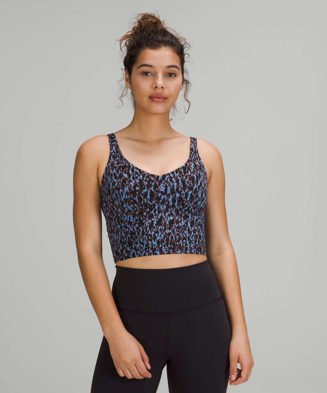 Lululemon Align Tank Top - Leopard Camo Blue Nile Multi