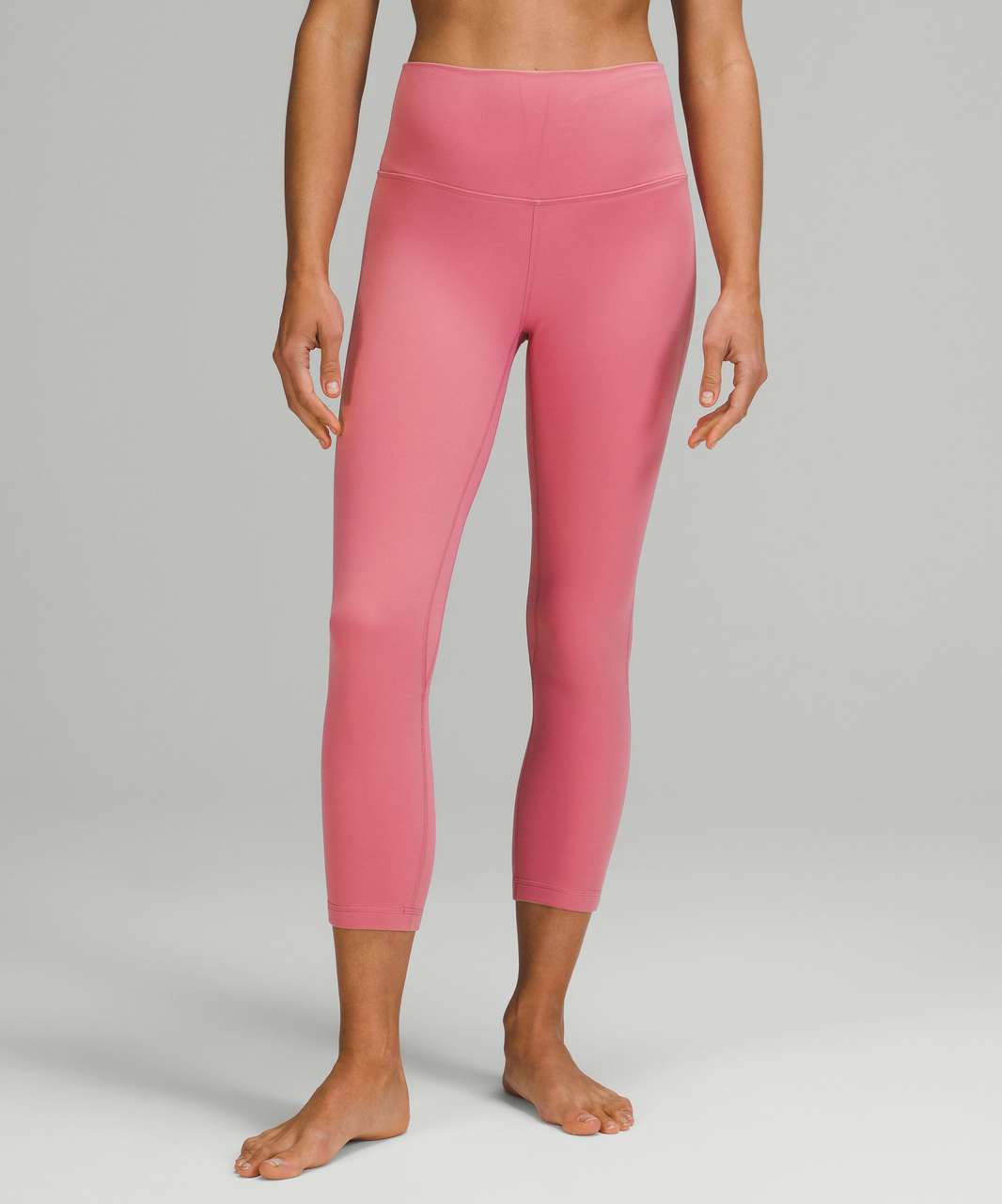 Lululemon Align High-Rise Crop 23 - Pink Puff - lulu fanatics