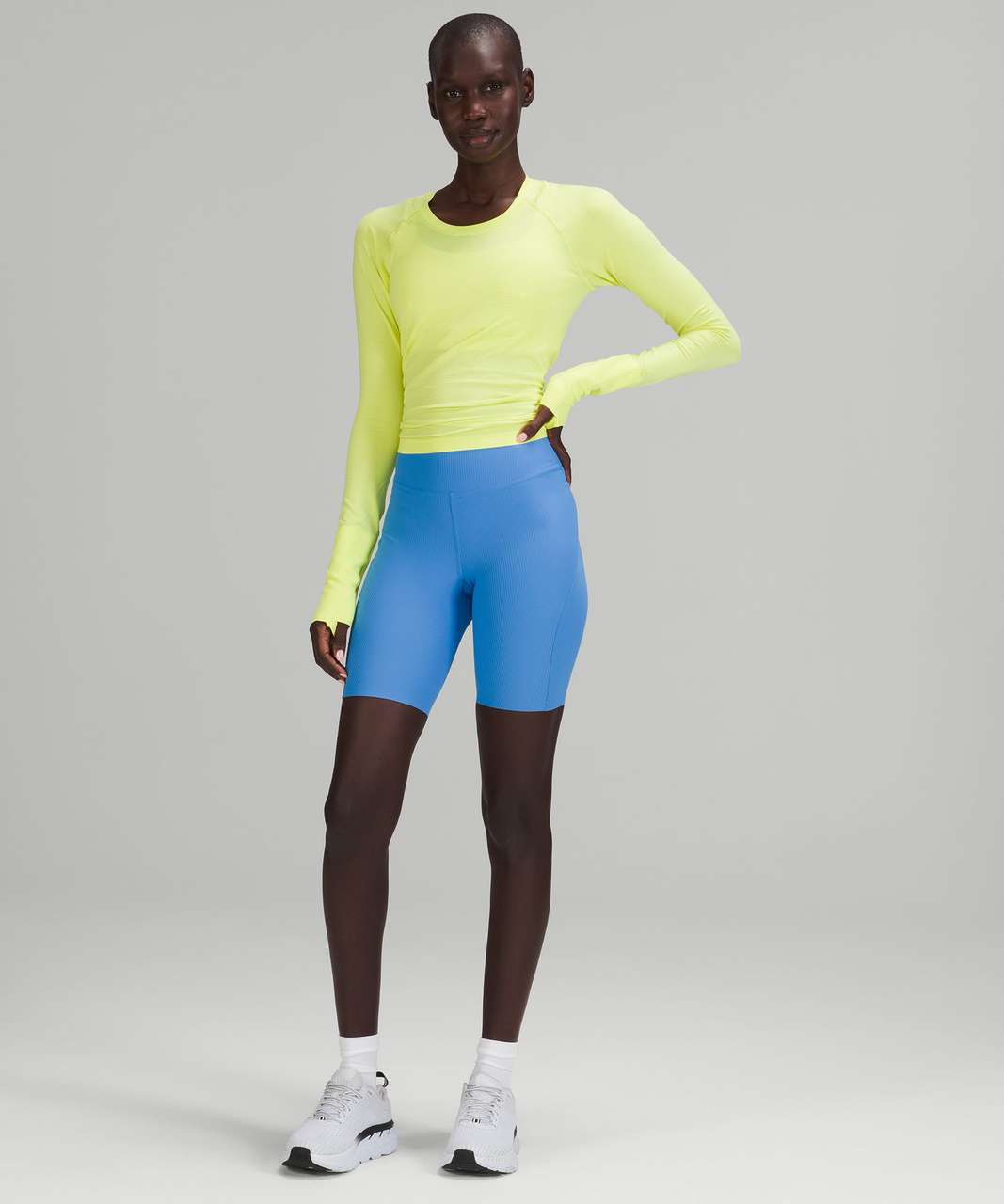 Lululemon Swiftly Tech Long Sleeve Shirt 2.0 *Race Length - Electric Lemon  / Electric Lemon - lulu fanatics