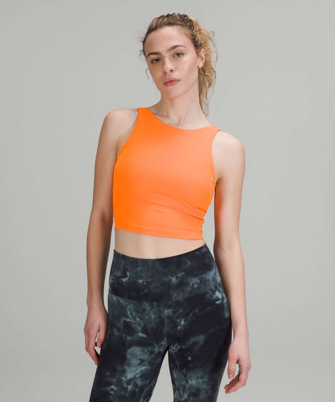 Lululemon Align High-Neck Tank Top - Orange Soda - lulu fanatics