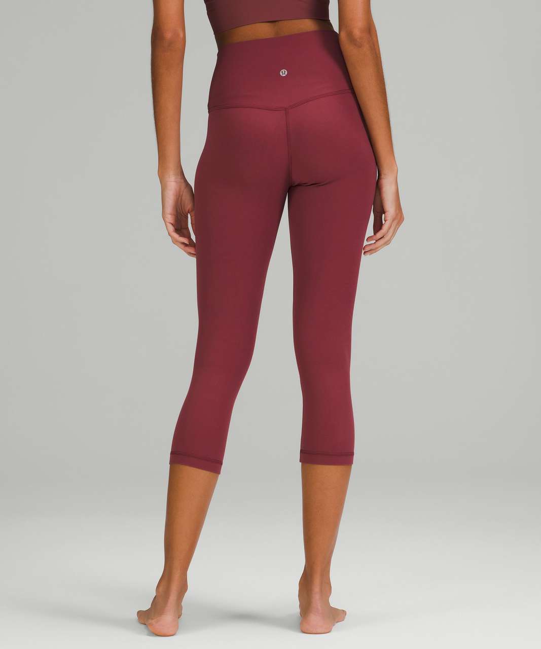 Lululemon Size 10 Align HR Crop 21 Mulled Wine MLWI Pant Buttery Nulu Hi  Rise