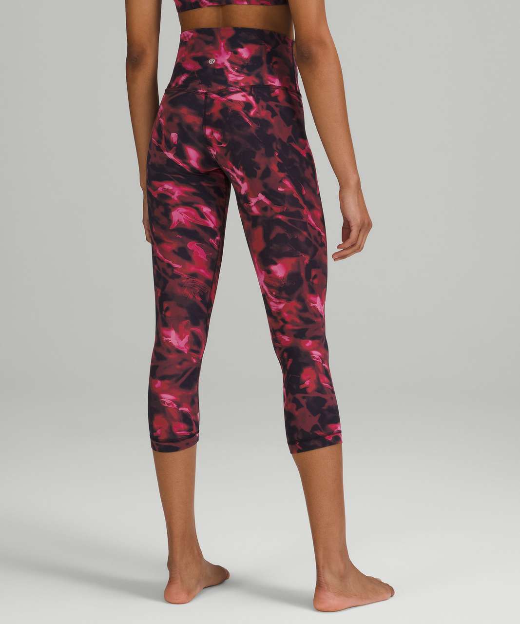 Lululemon Align High-Rise Crop 21 - Love Red - lulu fanatics