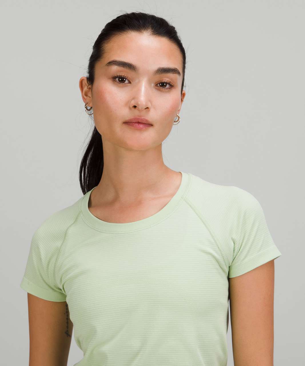 Lululemon Swiftly Tech Short Sleeve Shirt 2.0 - Creamy Mint / Creamy ...