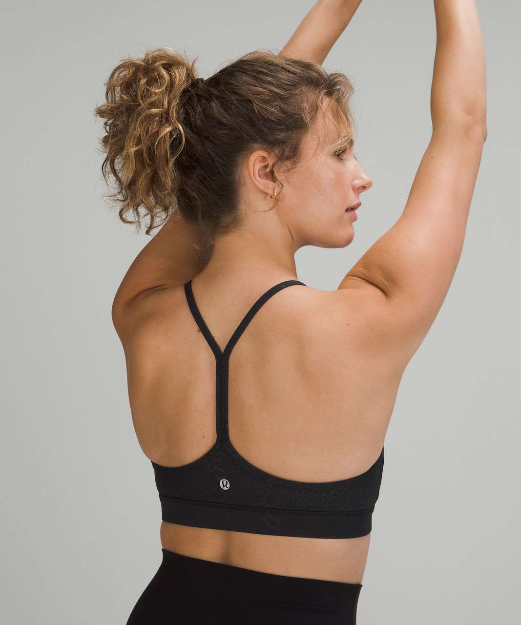 Lululemon Flow Y Nulu Bra *Light Support, A–C Cups - Cheetah Camo Deep Coal  Multi - lulu fanatics