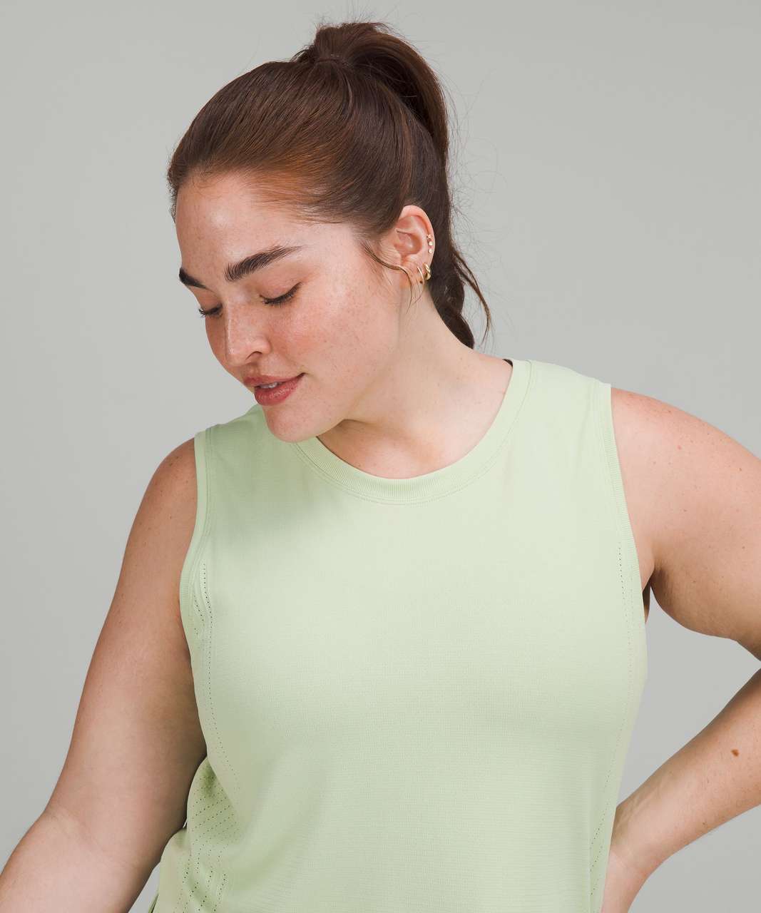 Lululemon Train to Be Tank Top - Creamy Mint / Creamy Mint