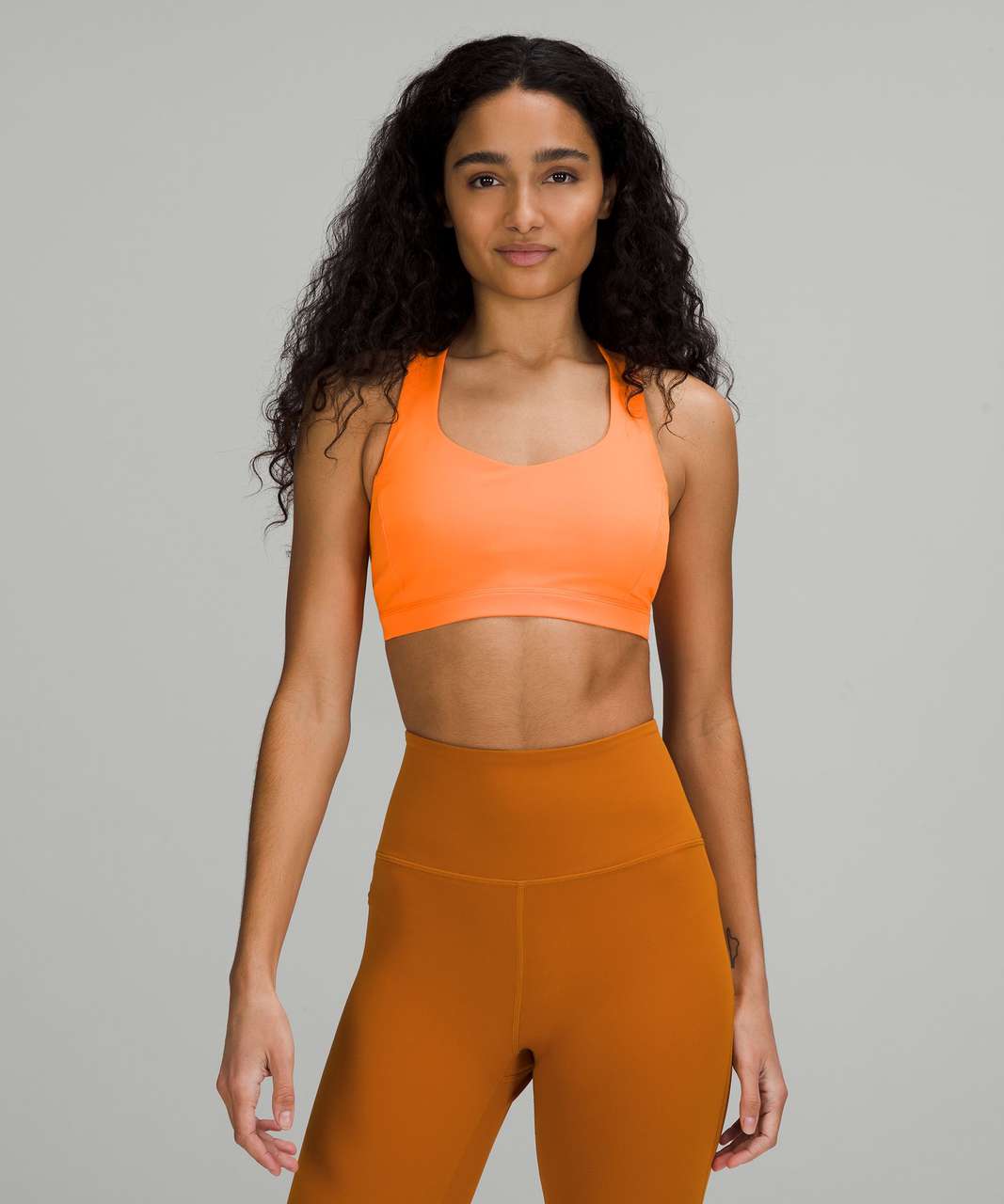 Lululemon Free to Be Serene Bra *Light Support, C/D Cup - Orange Soda -  lulu fanatics