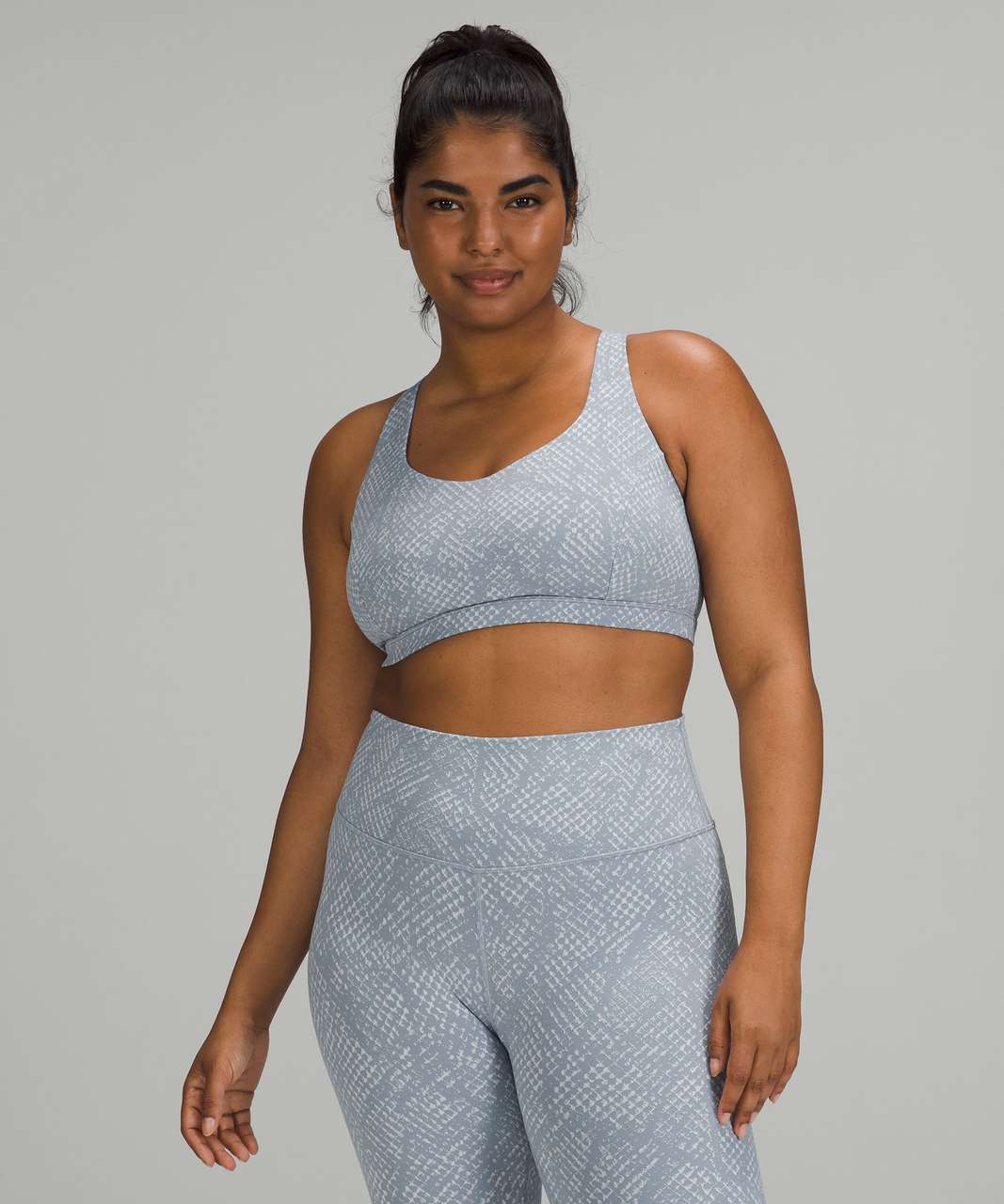 Lululemon Free to Be Serene Bra *Light Support, C/D Cup - Reptilia Jacquard  Chambray Starlight - lulu fanatics