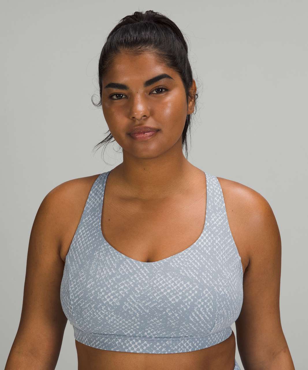 Lululemon Free to Be Serene Bra *Light Support, C/D Cup - Reptilia Jacquard Chambray Starlight