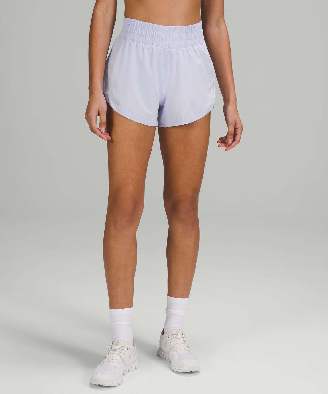 Lululemon Track That High-Rise Lined Short 3" - Pastel Blue