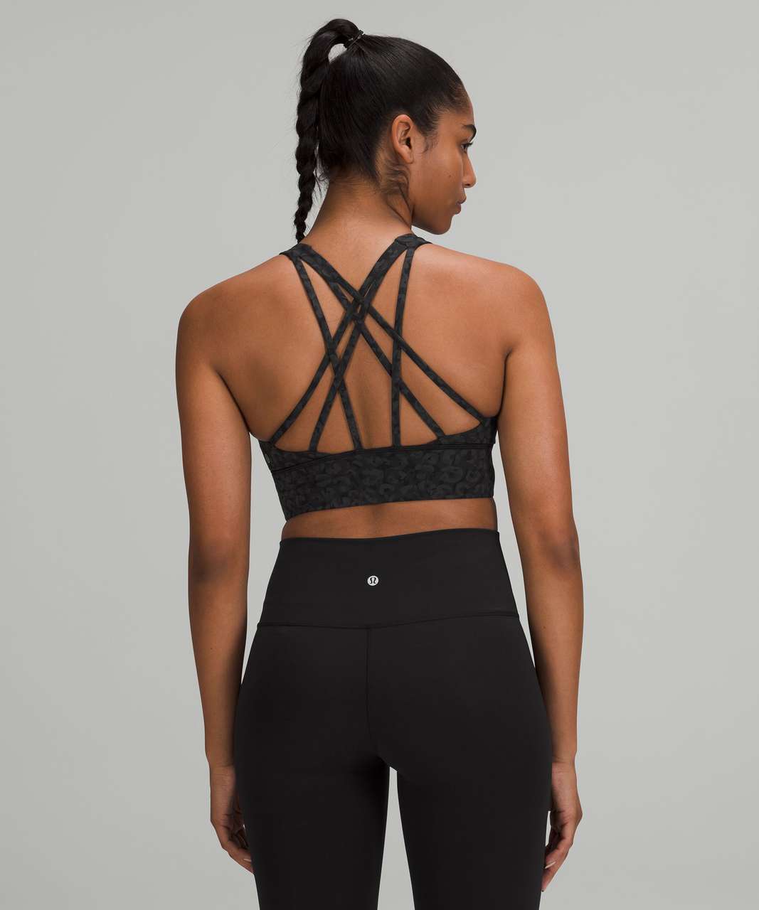 Lululemon Free to be Serene Long Line Sports Bra Size 10 Strappy