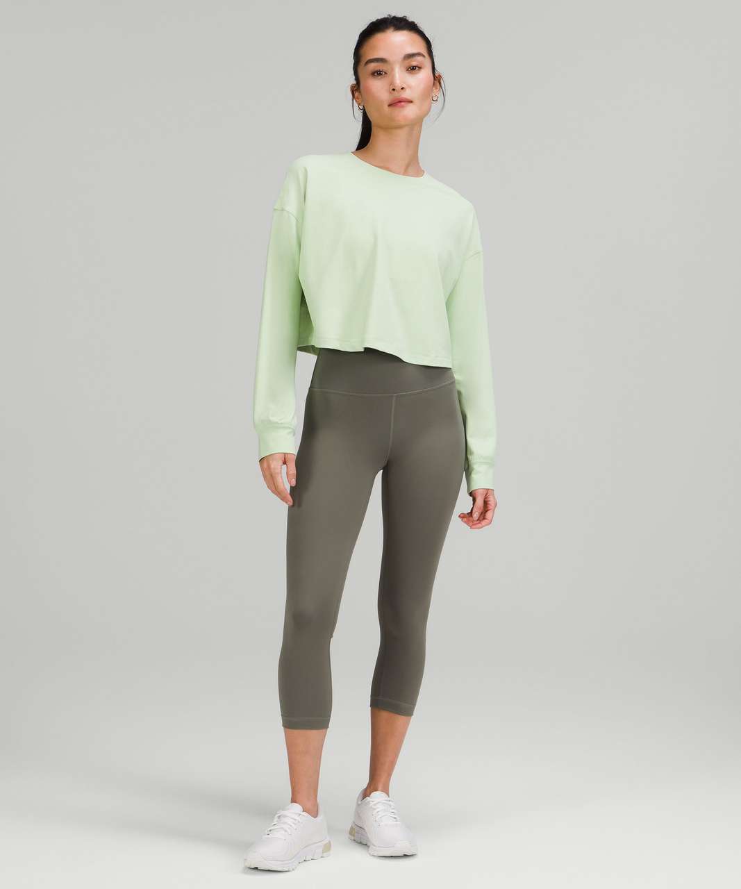 Lululemon Muscle Love Long Sleeve Shirt - Creamy Mint