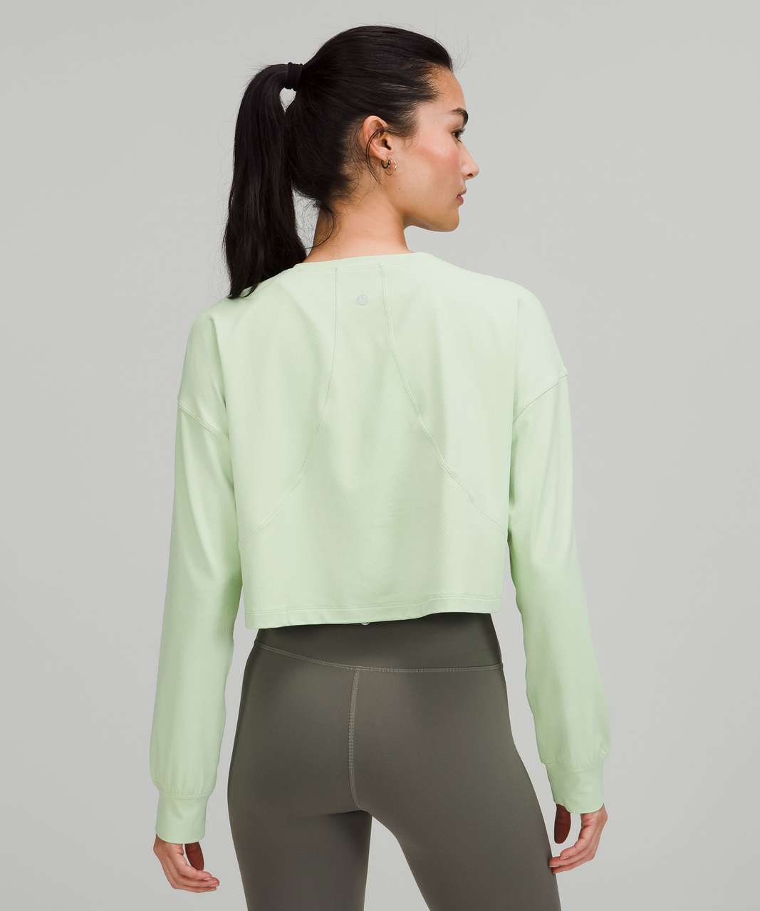 Lululemon Muscle Love Long Sleeve Shirt - Creamy Mint - lulu fanatics