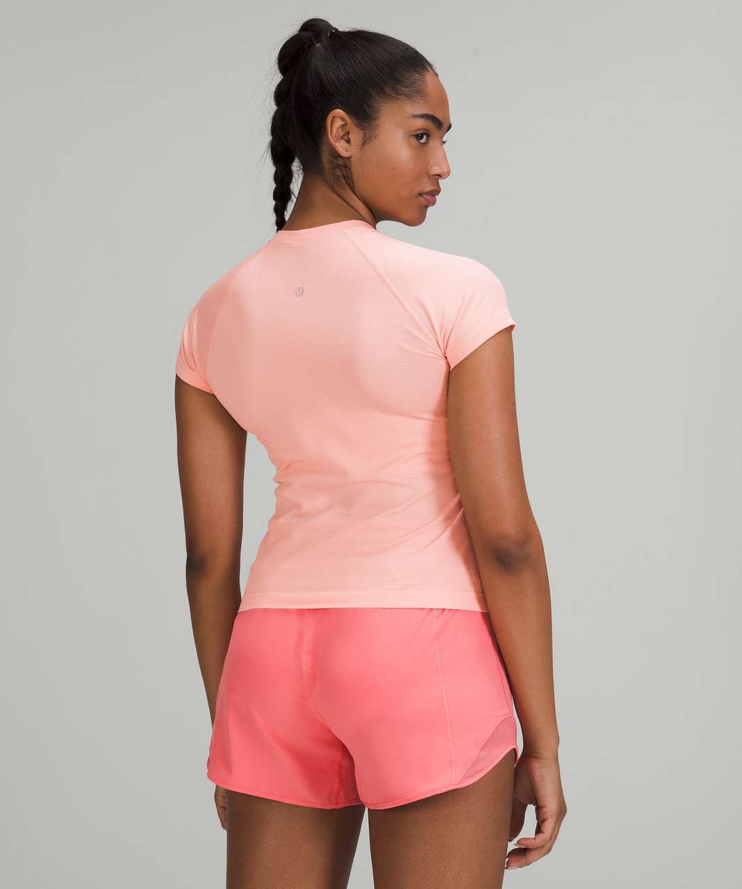 Lululemon Swiftly Tech Short Sleeve Shirt 2.0 *Race Length - Dew Pink / Dew  Pink - lulu fanatics