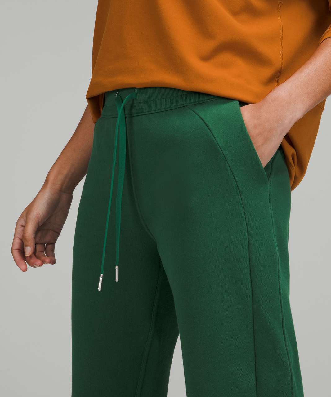 Lululemon Scuba High-Rise Cropped Jogger - Everglade Green - lulu fanatics