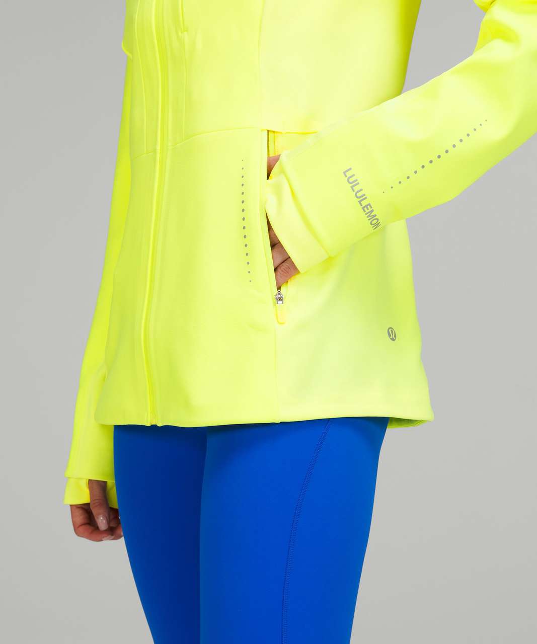 Lululemon Cross Chill Jacket In Yellow