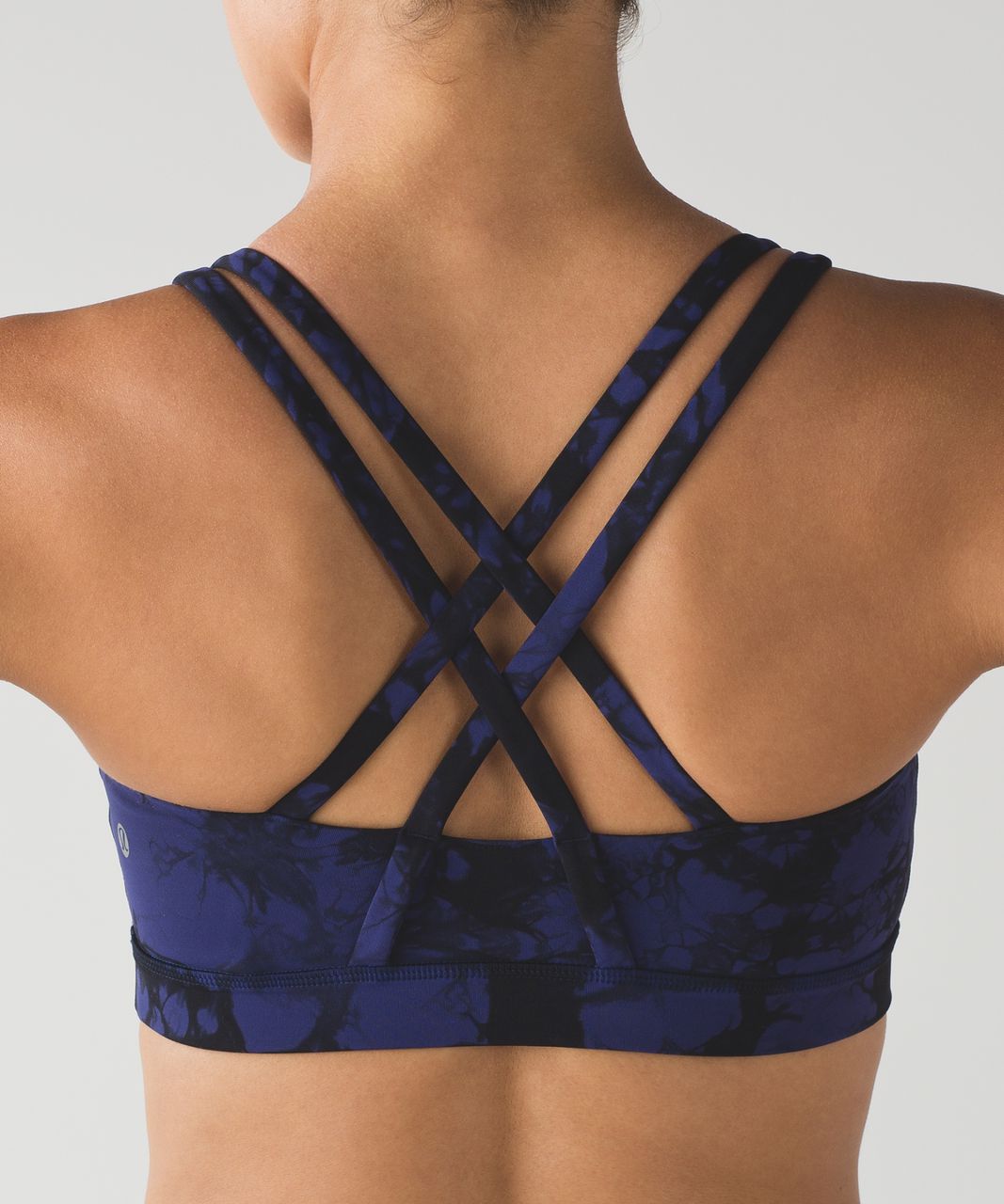 Lululemon Energy Bra (Shibori) - Shibori Emporer Blue Black