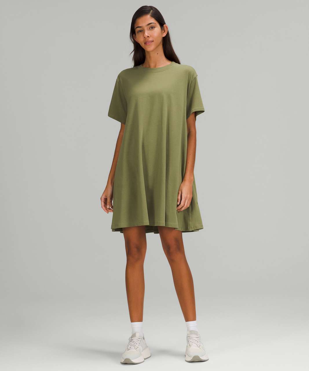 Lululemon All Yours T-Shirt Dress - Bronze Green