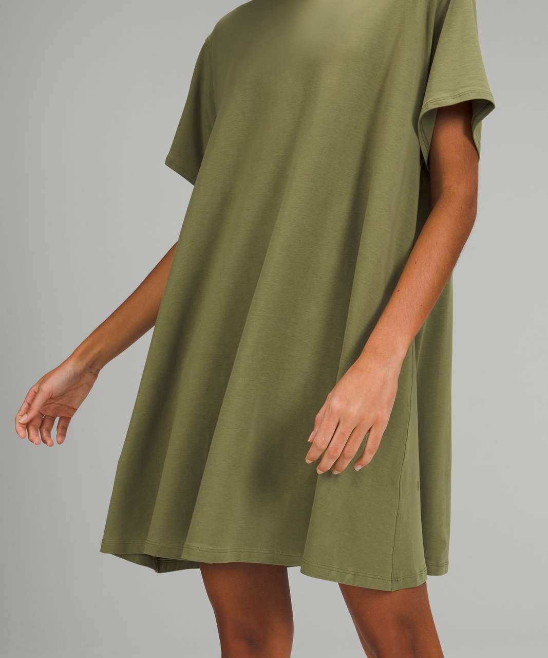 Lululemon All Yours T-Shirt Dress - Bronze Green