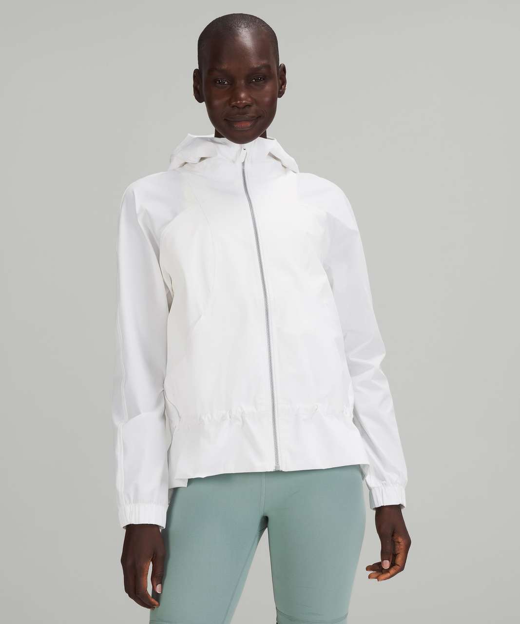 Lululemon Run With It Jacket - White - lulu fanatics