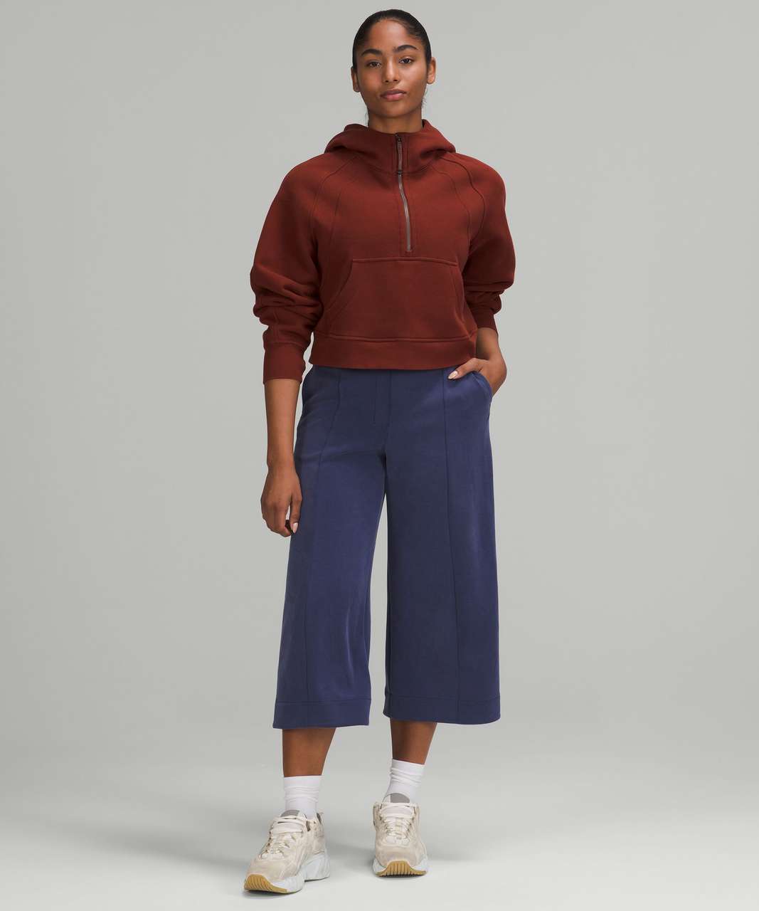 Lululemon Blissed Out Culottes *21 - Sea Steel - lulu fanatics