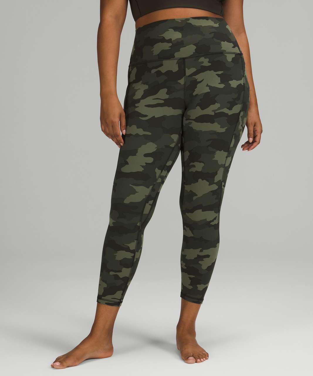 NEW LULULEMON Align 28 Pant 2 Heritage 365 Camo Dark Olive Multi