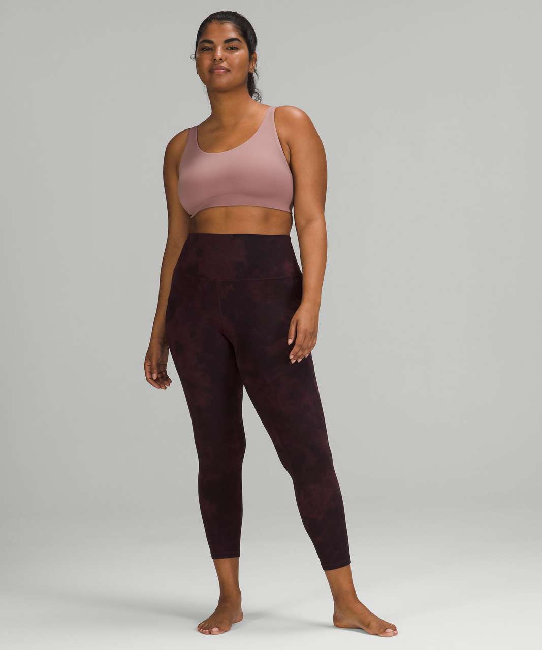 Lululemon Align High-Rise Pant with Pockets 25" - Diamond Dye Cassis Black