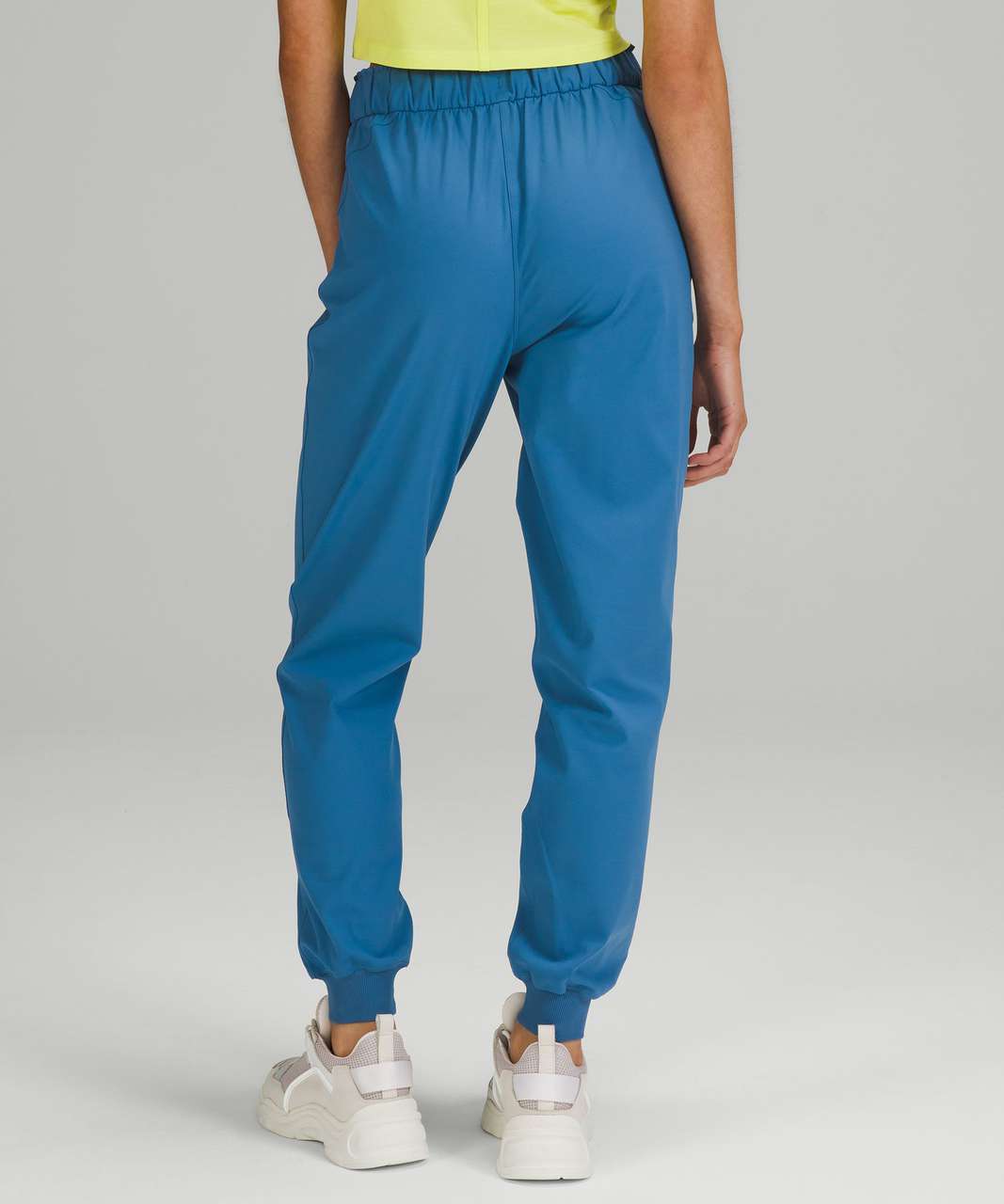 Lululemon Stretch High Rise 7/8 Pant SFDM Blue Women's 4 Relaxed