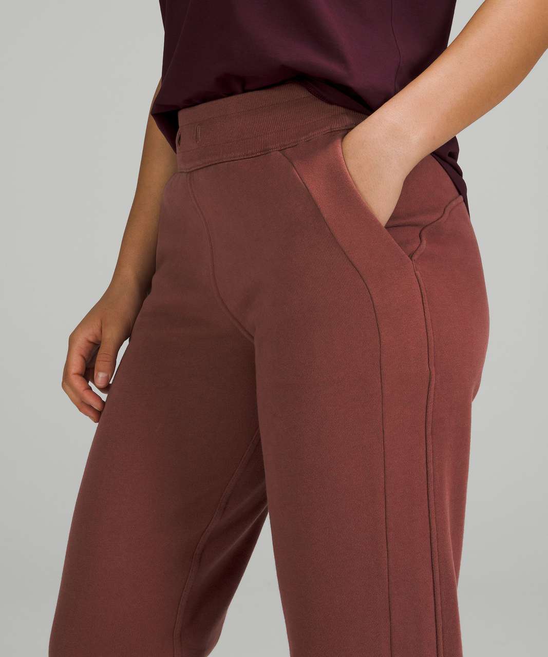 NWT $118 Lululemon Scuba High Rise HR Jogger MLWI Mulled Wine Red