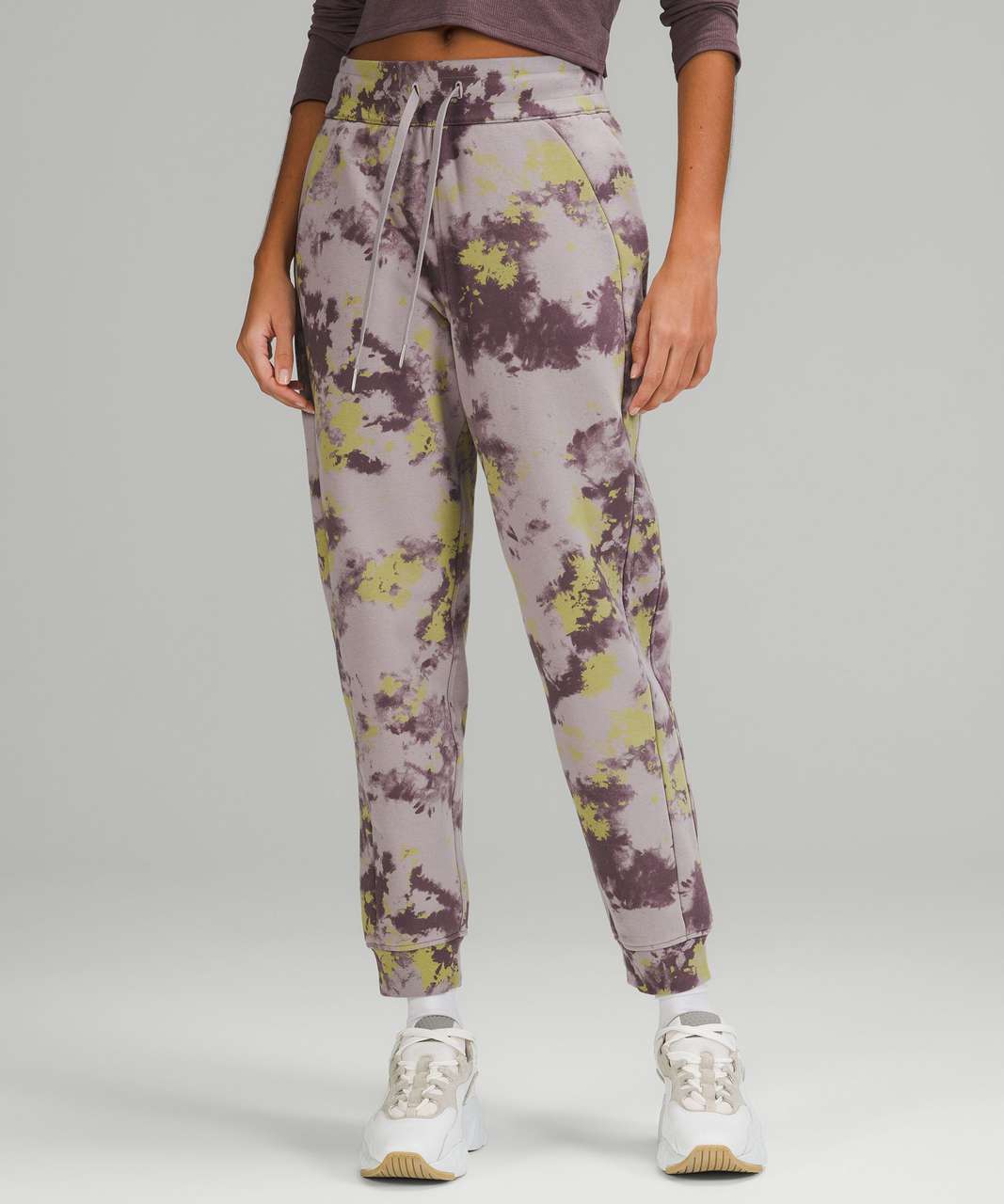 Lululemon Scuba High-Rise Jogger - Orbital Tie Dye Mauve Grey Multi