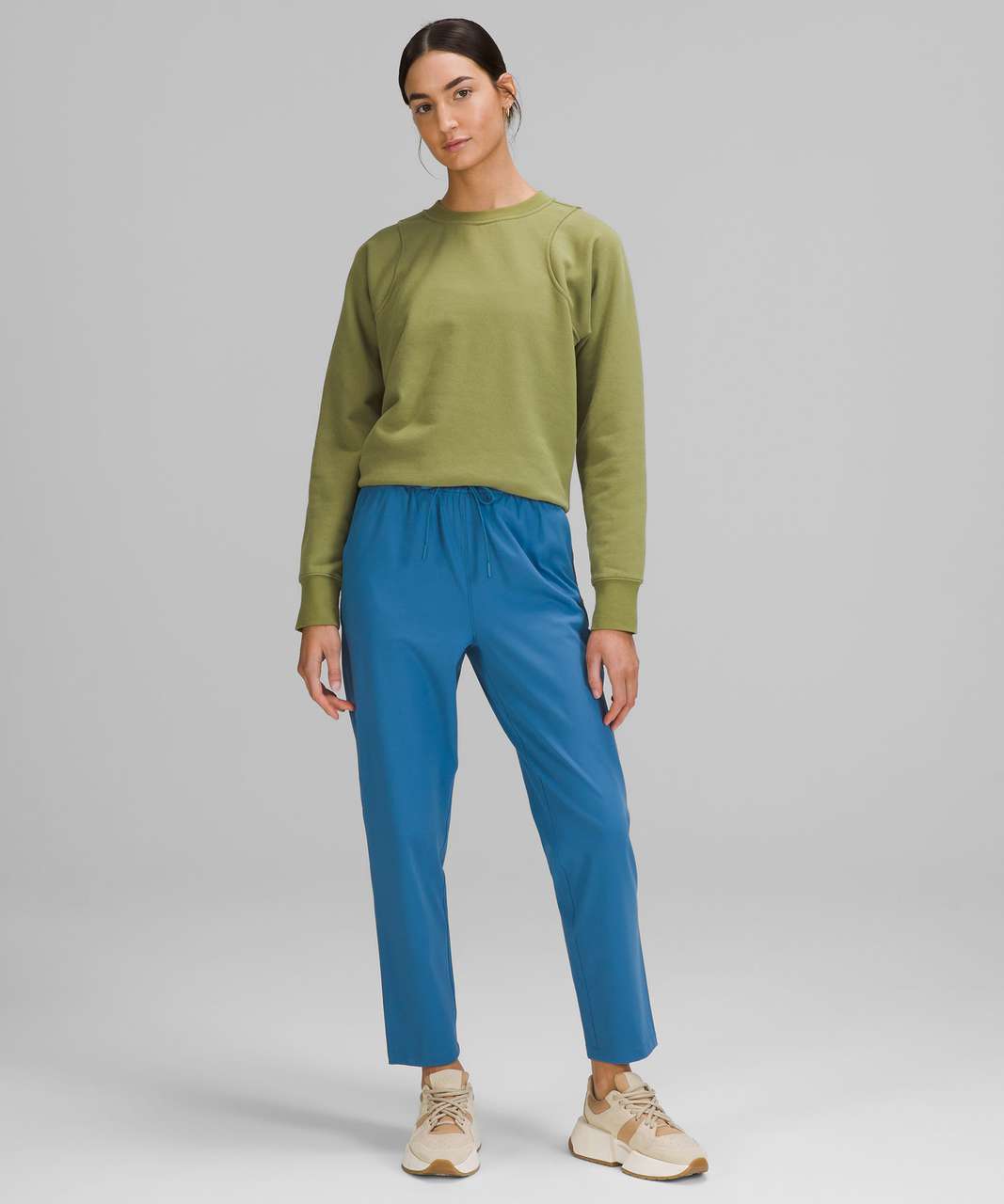 Stretch High-Rise Pant 7/8 Length, Trousers