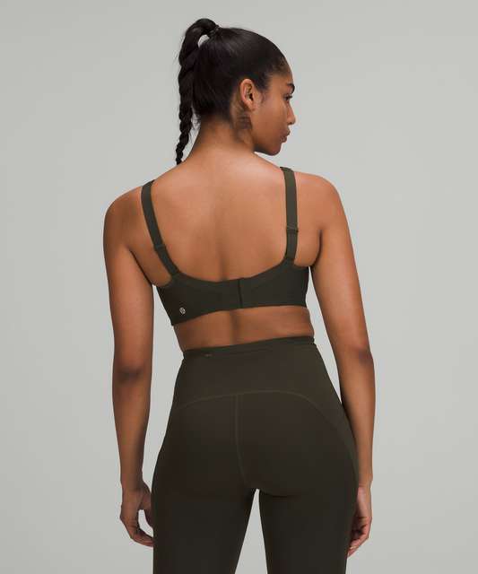 Lululemon Run Times Bra *High Support, B–E Cups - Jade Grey - lulu fanatics