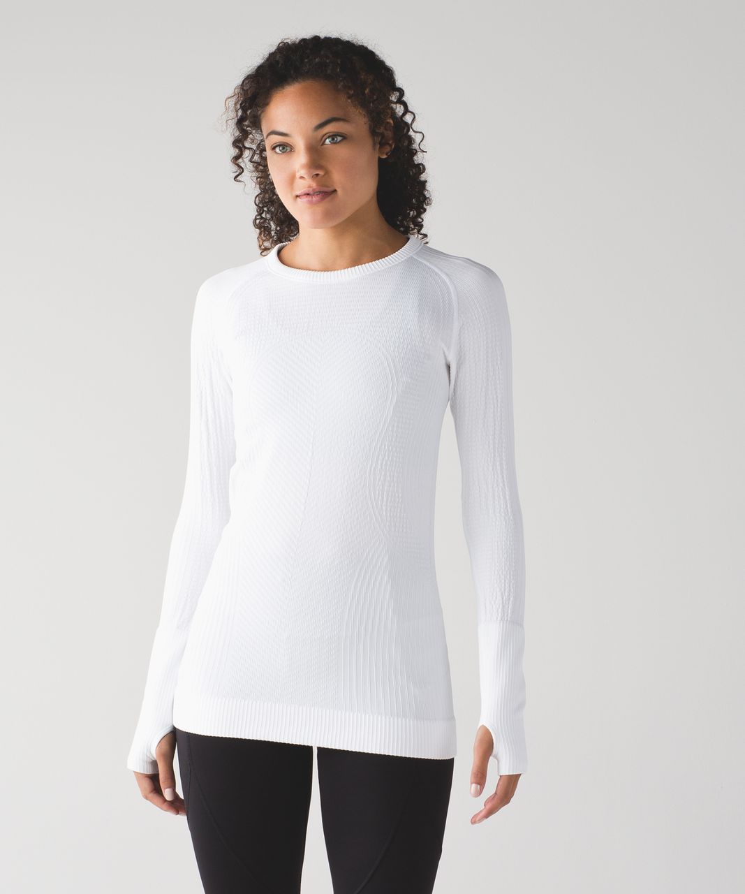 Lululemon Rest Less Pullover - Heathered White - lulu fanatics