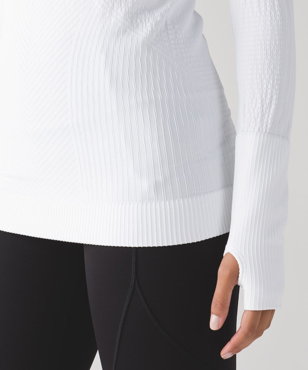 Lululemon Rest Less Pullover - Heathered White