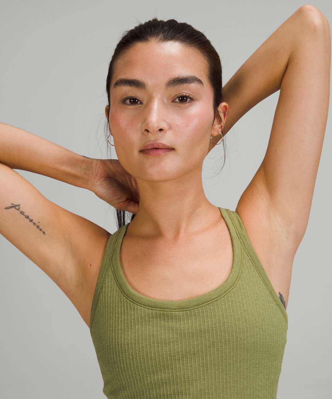 Lululemon Ebb to Street Tank Top - Bronze Green