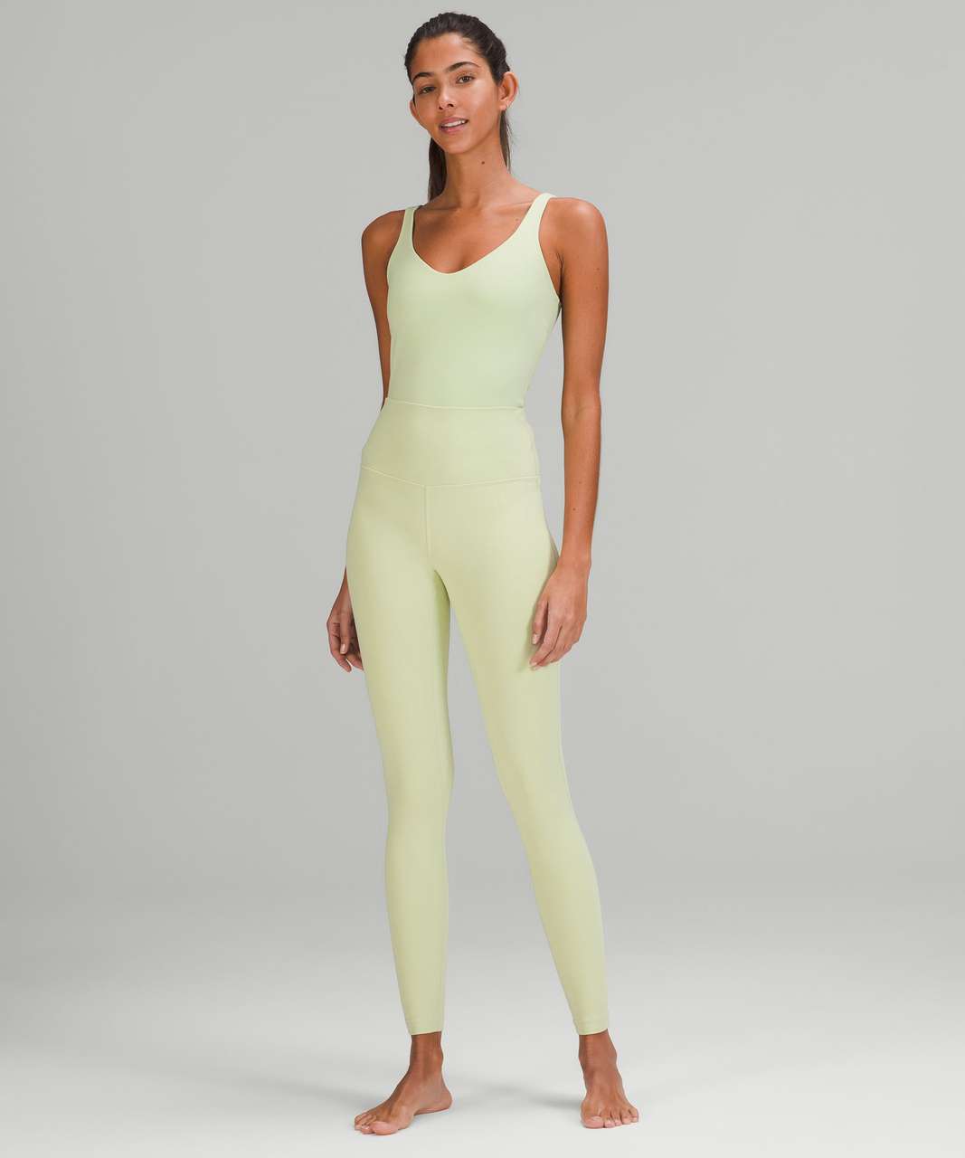 Lululemon Align Waist-Length Tank Top - Creamy Mint - lulu fanatics