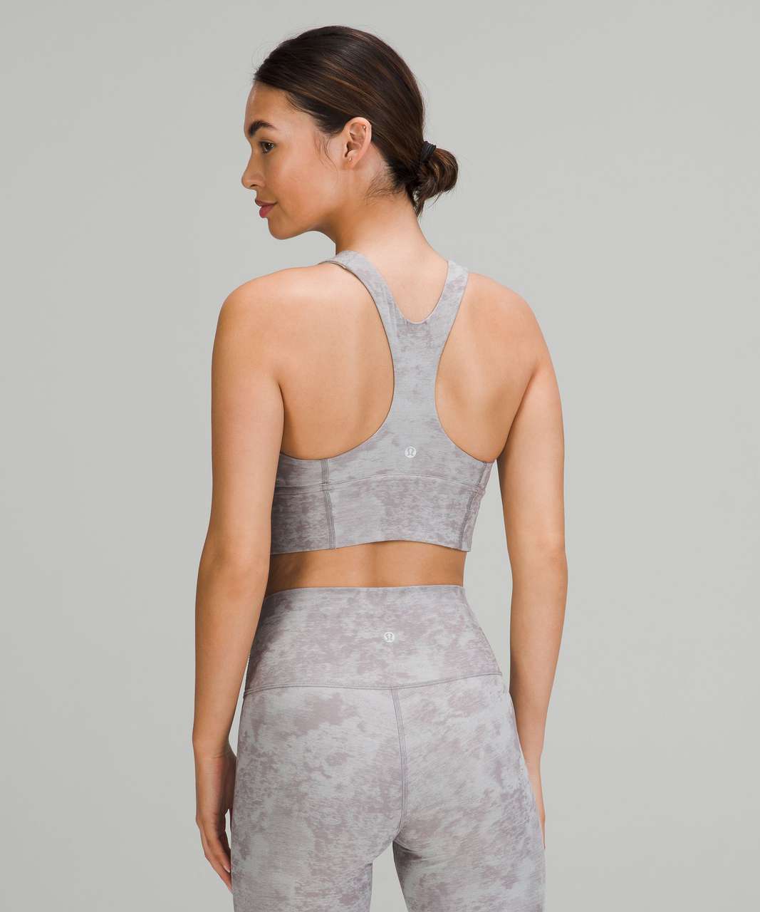 Lululemon Wunder Train Longline Bra *Medium Support, C/D Cup - Tactile  Jacquard Lunar Rock Delicate Mint - lulu fanatics